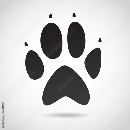 Animal print VECTOR icon.