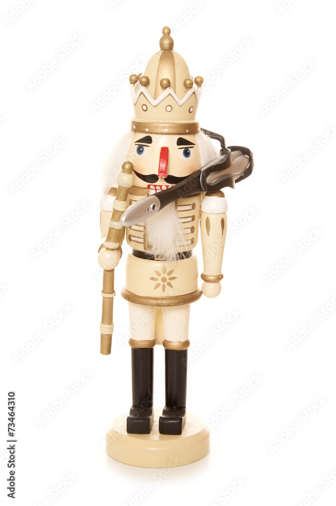 Fototapeta premium Nutcracker christmas customer service