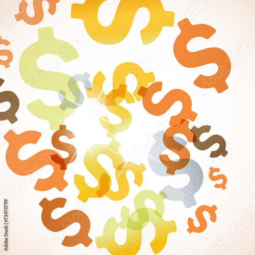 abstract background: money