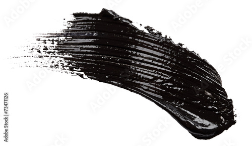 Strokes of black paint