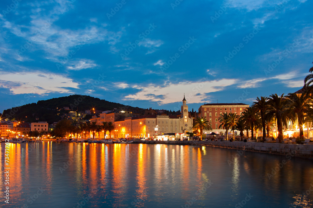 Hafen in Split, Kroatien