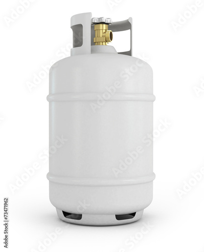 gas balloon isolated on a white background