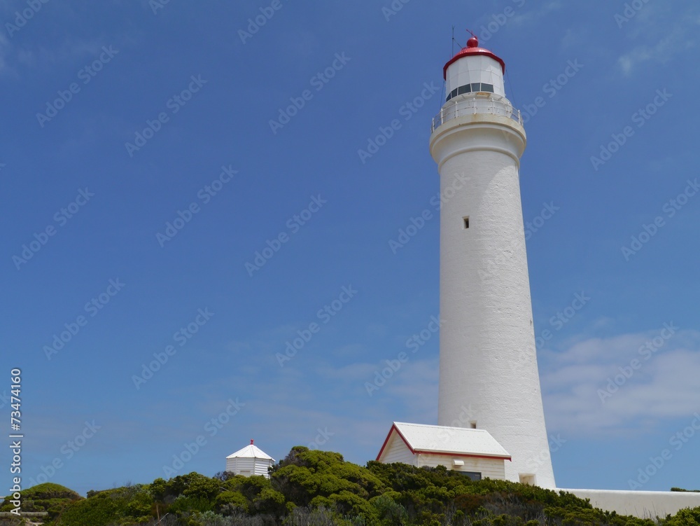 Historic cape Nelson lighthousein Victoria in Australia