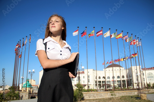girl student of the International University