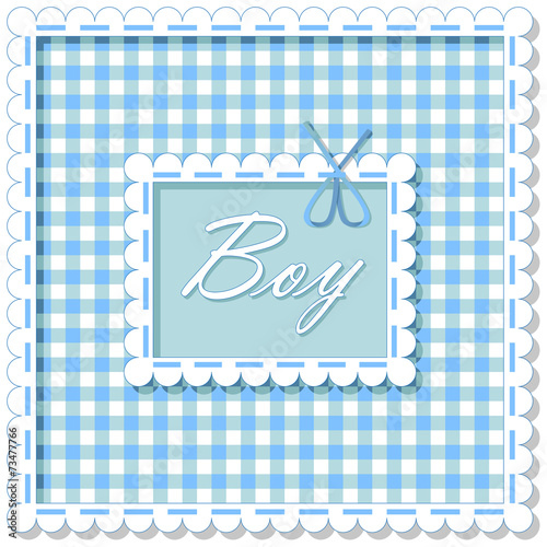 checkered background boy