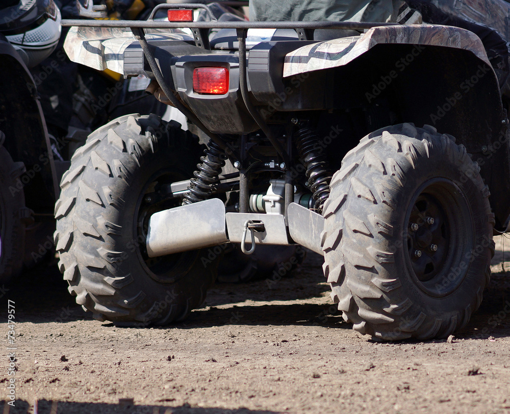 Extreme driving ATV. Extreme driving ATV.
