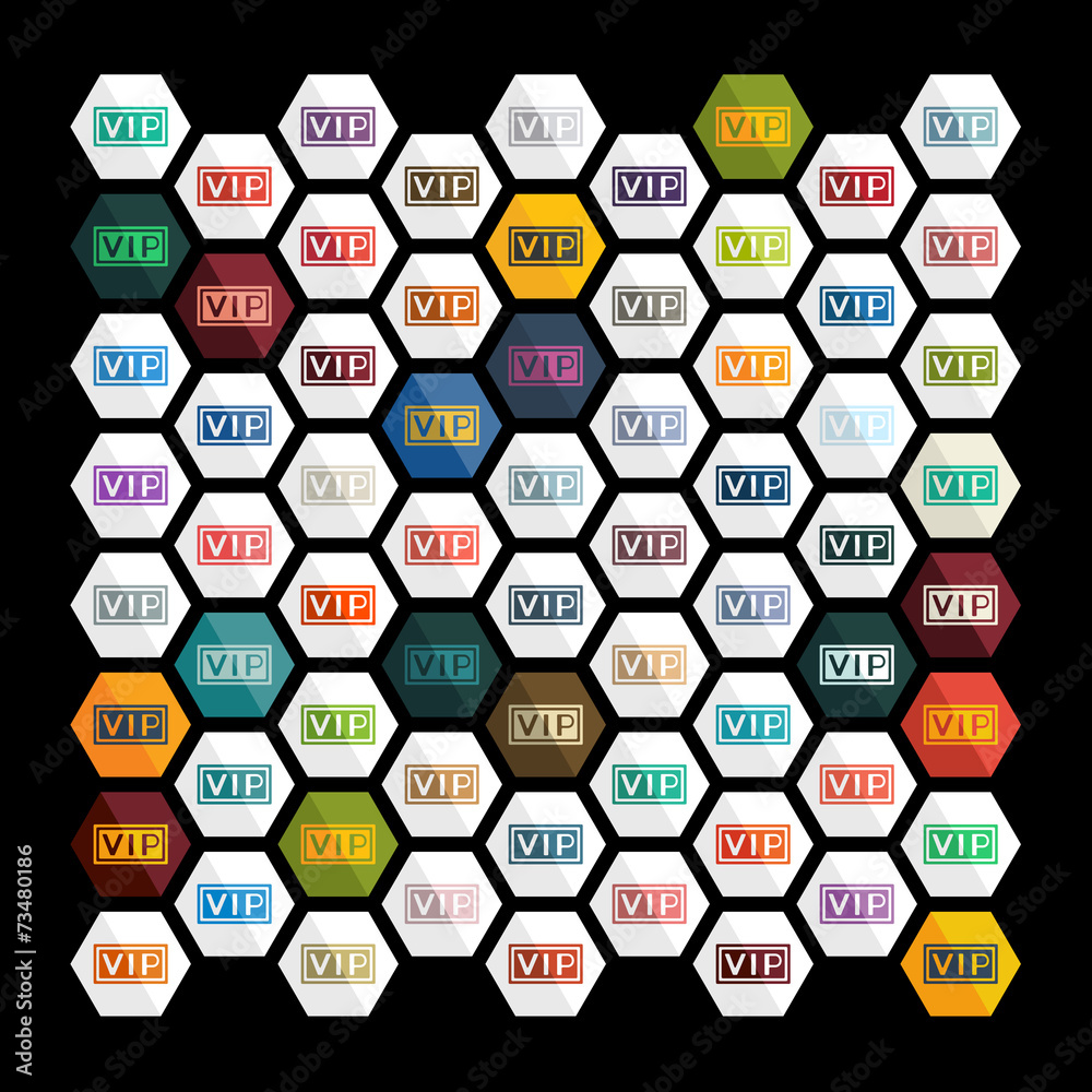 Flat design: vip Flat design: vip