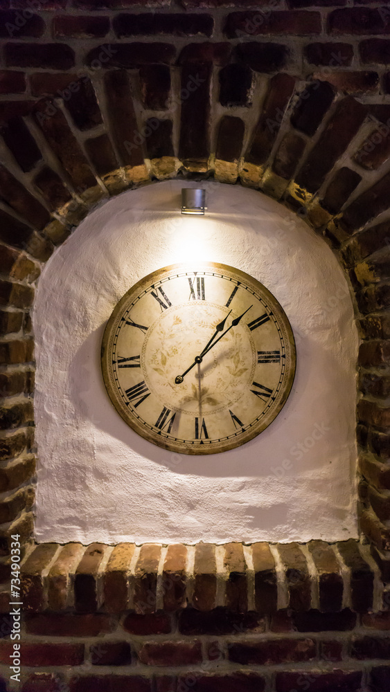 wall clock. old clock