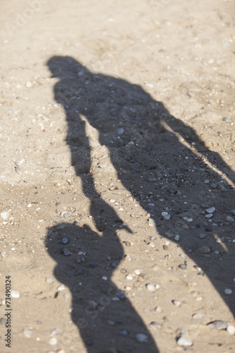 On the beach