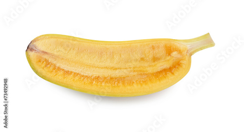 banana on white