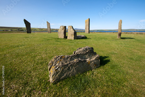 Stenness Standing Stones, Orkney, Scotland photo