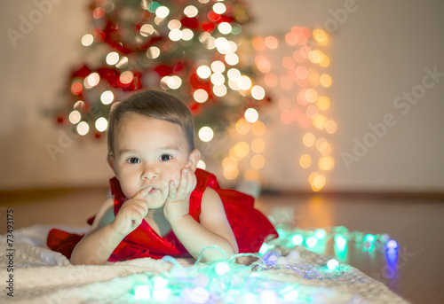 Waiting for santa claus