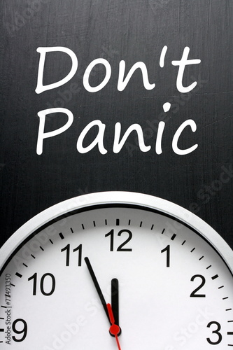 Don't Panic about time running out before a deadline