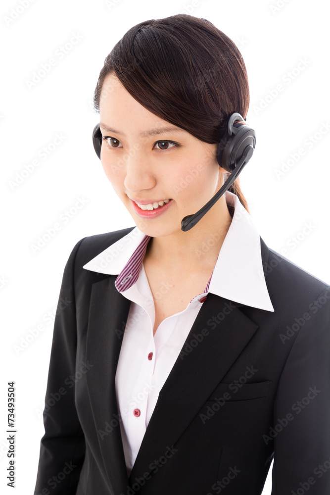asian businesswoman on white background asian businesswoman on white background