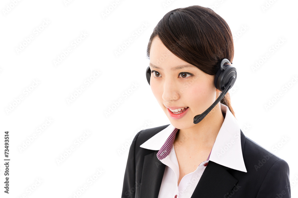asian businesswoman on white background asian businesswoman on white background