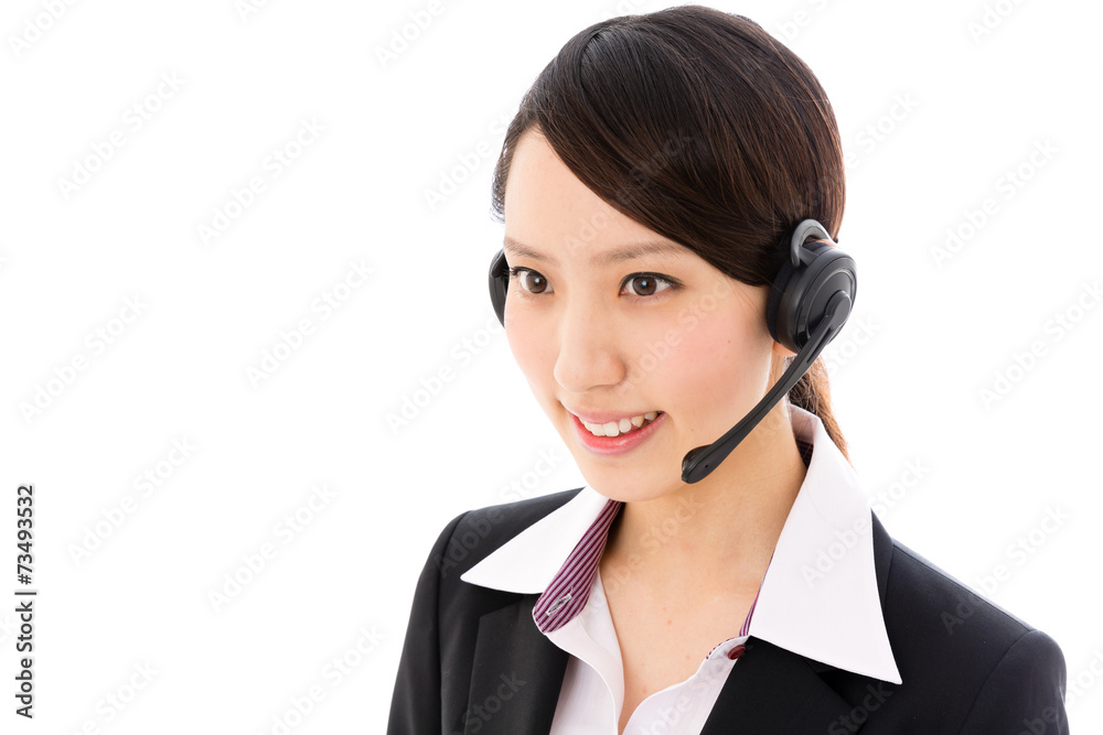 asian businesswoman on white background asian businesswoman on white background