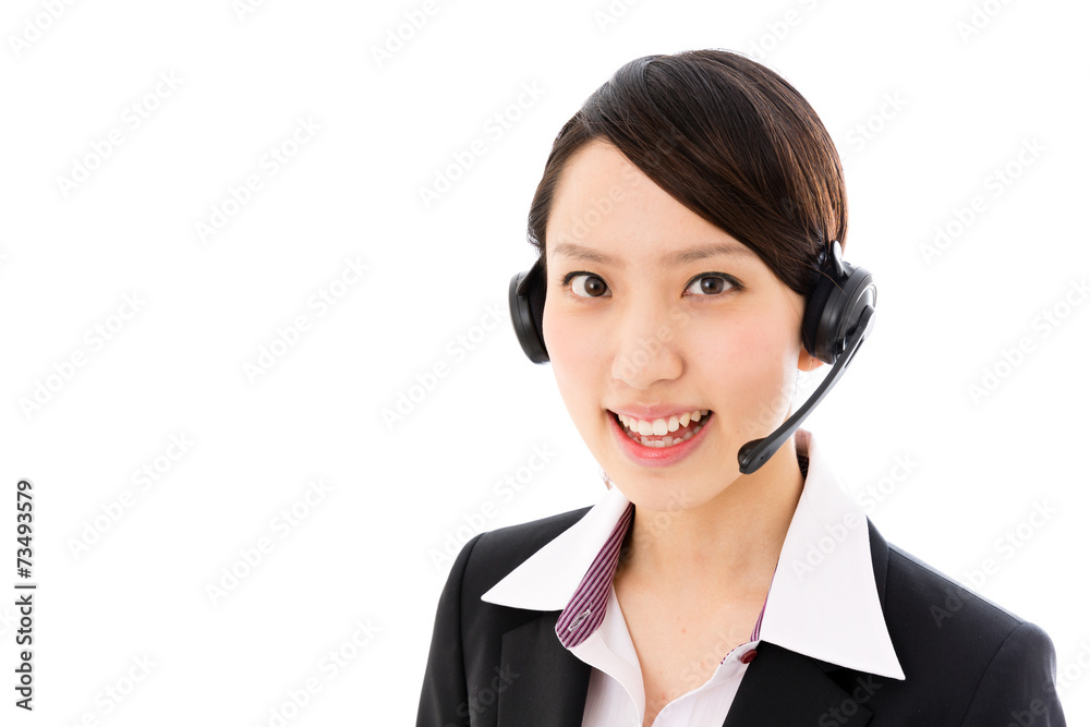 asian businesswoman on white background asian businesswoman on white background