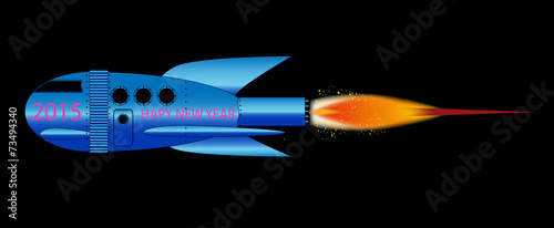 2015 Cartoon Rocket