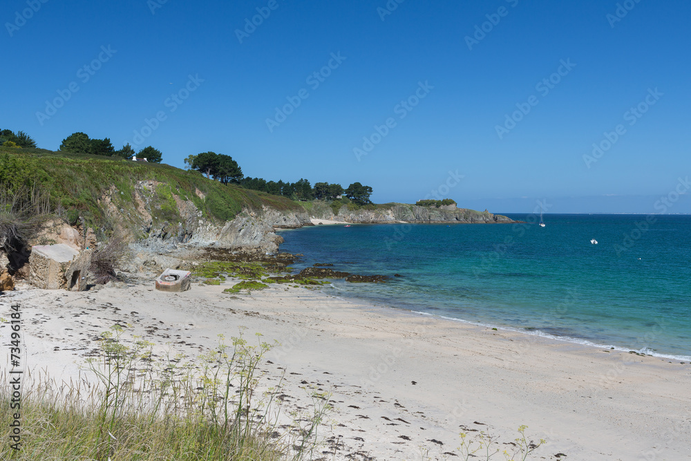 Beach in Belle-Ile-en-Mer, France