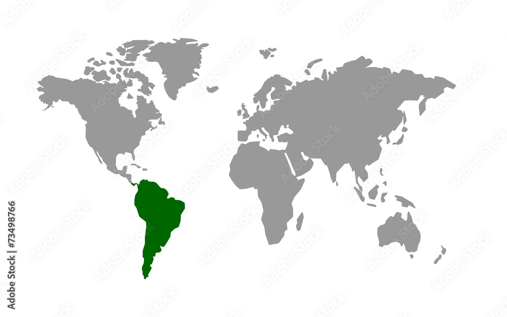 Obraz premium World map