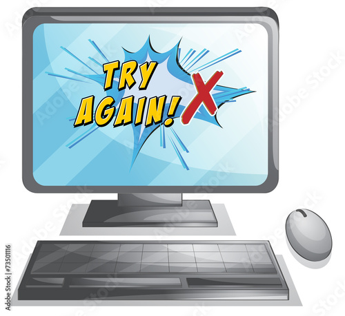 Try again