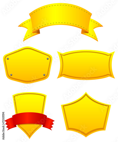 Yellow labels