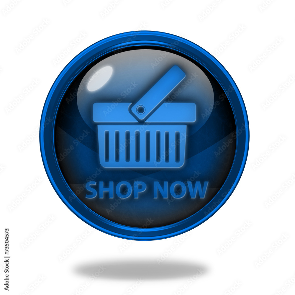 Buy now circular icon on white background Buy now circular icon on white background