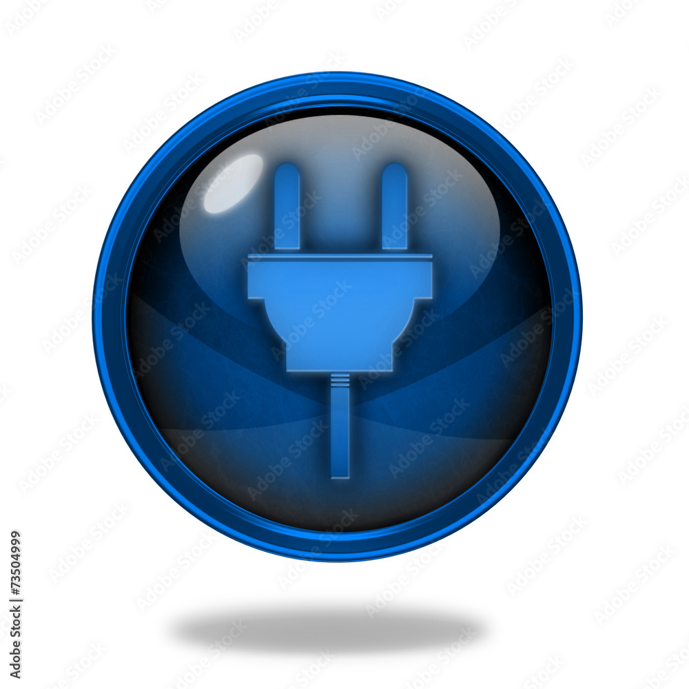 power circular icon on white background power circular icon on white background