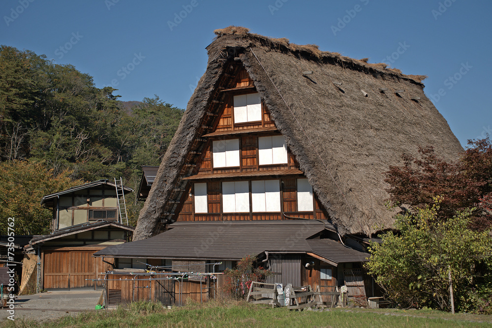 Traditional Japanese architecture, Shirakawa-go, Japan Traditional Japanese architecture, Shirakawa-go, Japan