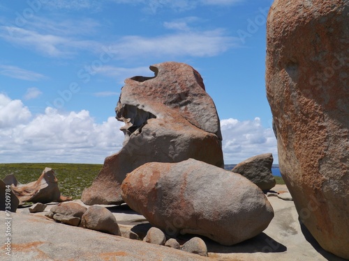 The whimsical shapes of rocks on Kangaroo island