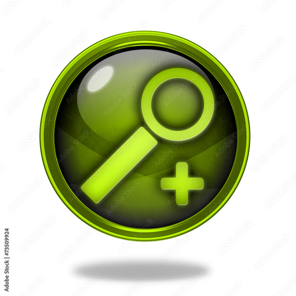 search circular icon on white background