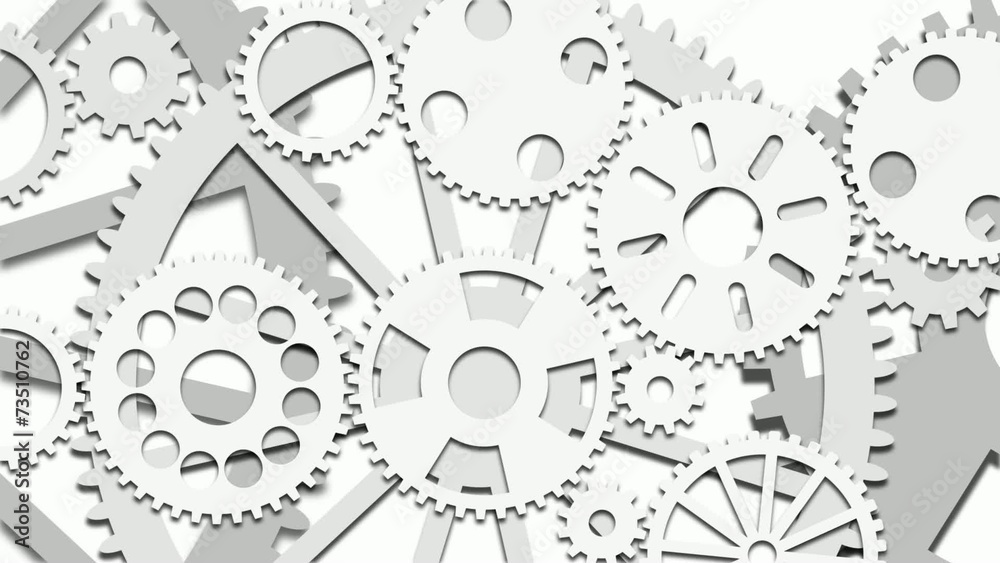 gears rotating gears rotating