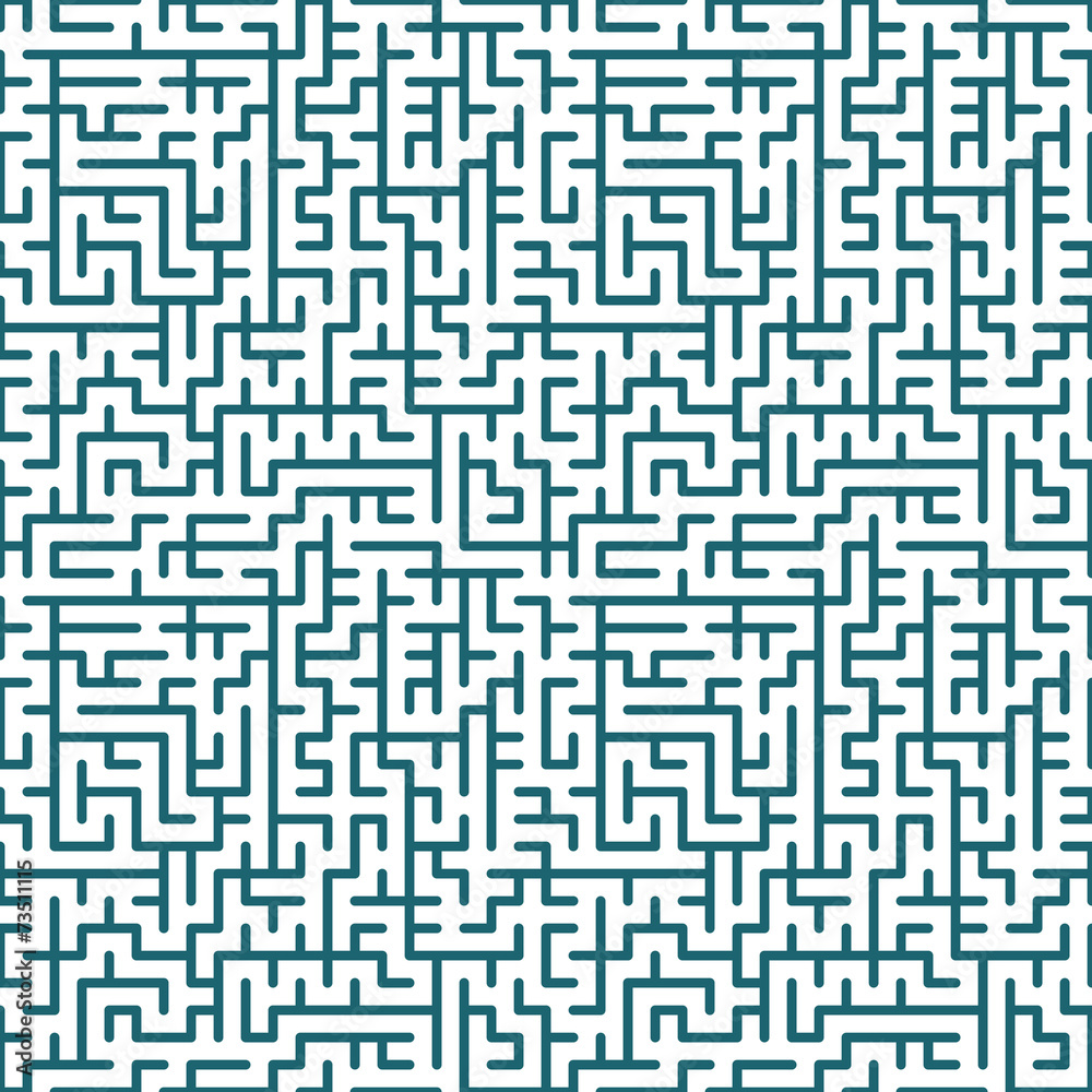 Seamless maze pattern
