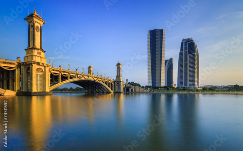 Morning blues at Putrajaya. photo