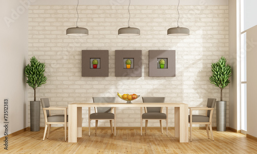 Contemporary dining room