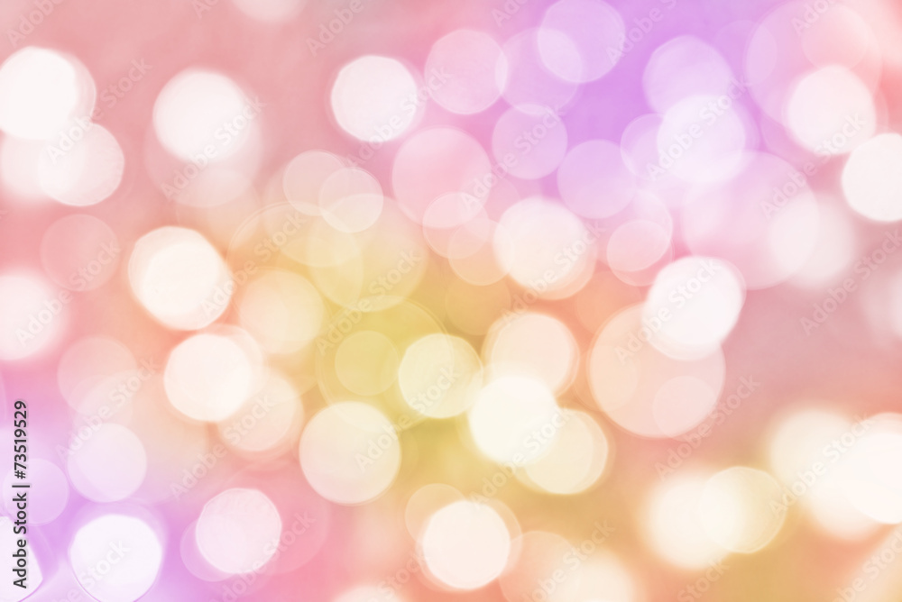 Holiday colorful, background with blurred bokeh lights