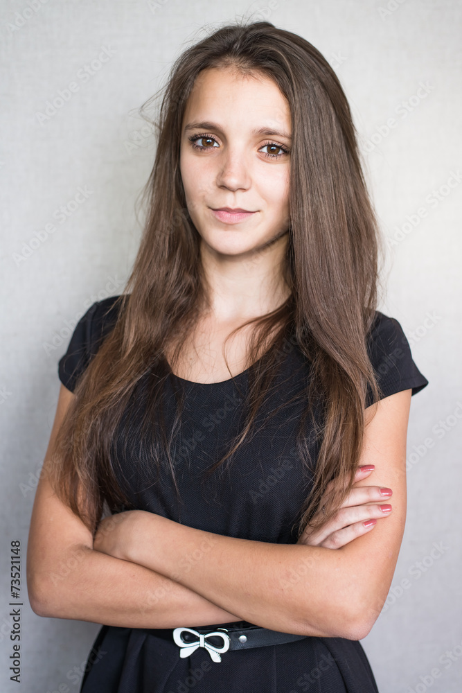 Portrait of young pretty woman Portrait of young pretty woman