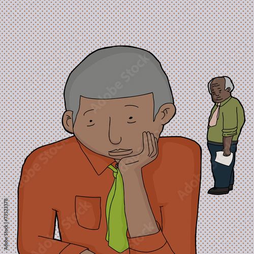Sad Mature Businessman