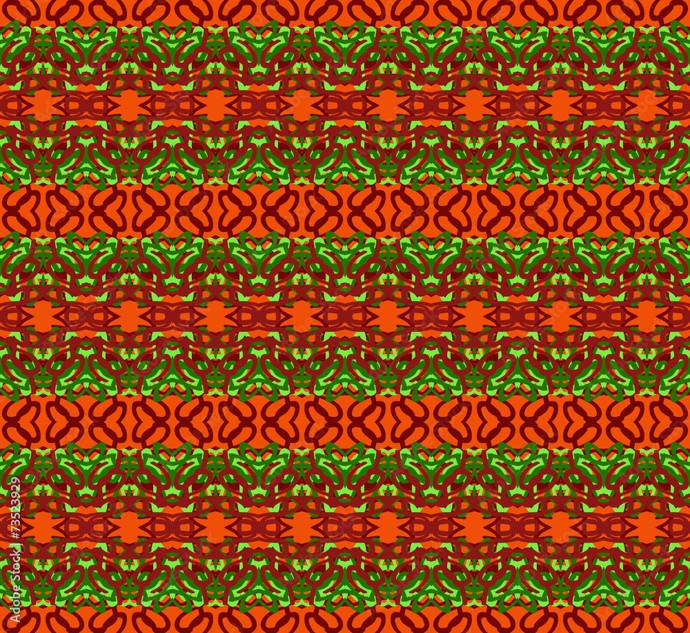 Retro pattern with swirls. EPS 10 vector illustration.