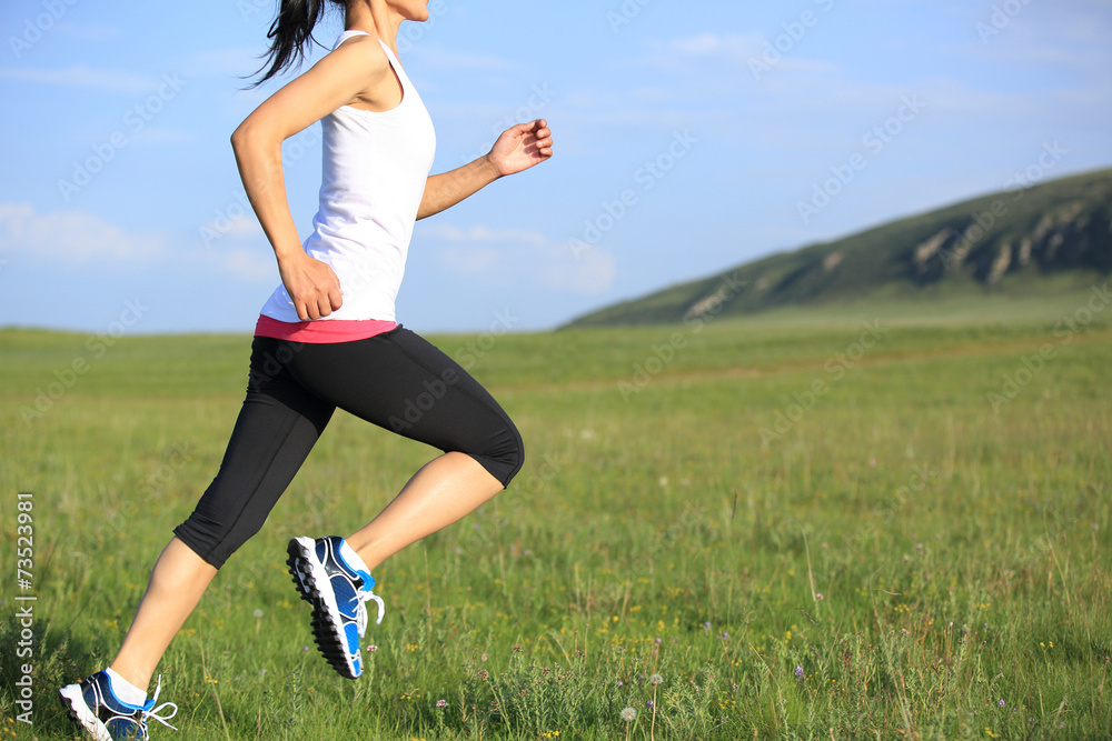 young fitness woman runner athlete running outdoor young fitness woman runner athlete running outdoor