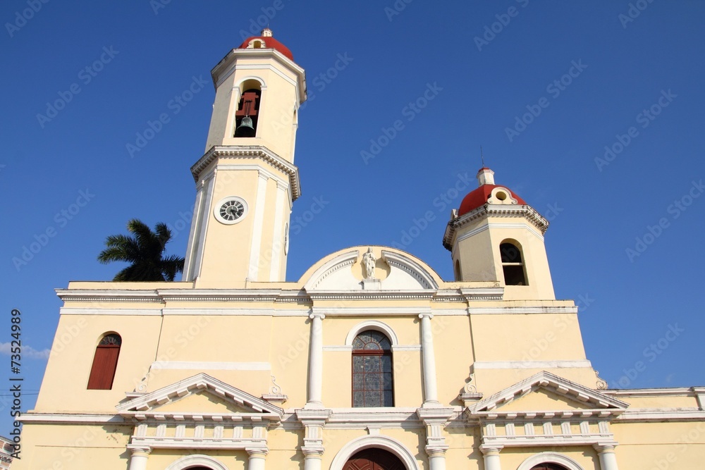 Cienfuegos cathedral in Cuba