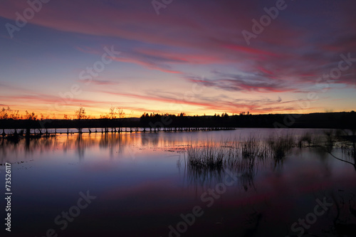 Sunset Penrith Lakes NSW Australia