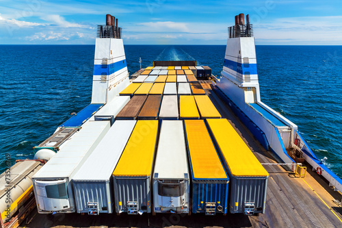 Cargo ferry photo