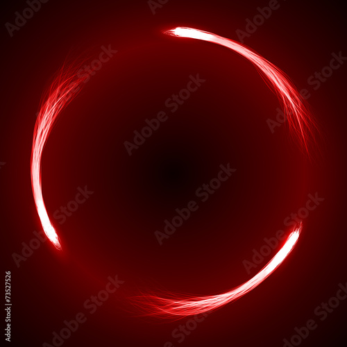 triple comet abstract vector