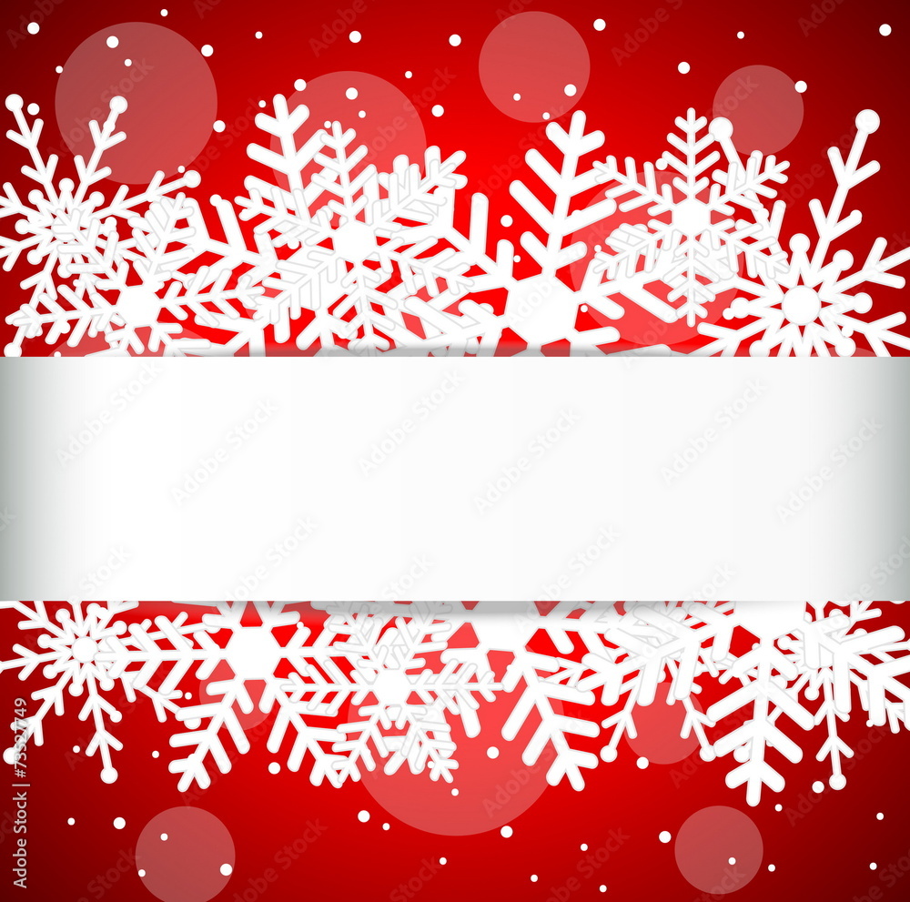 festive christmas background with snowflakes festive christmas background with snowflakes