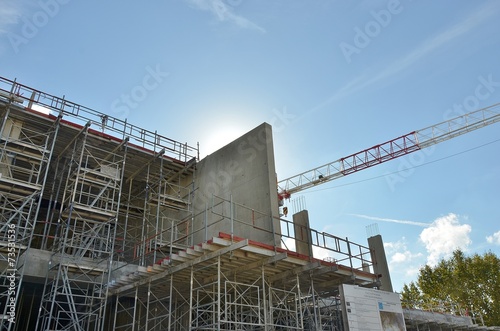 CHANTIER DE CONSTRUCTION IMMOBILIERE photo