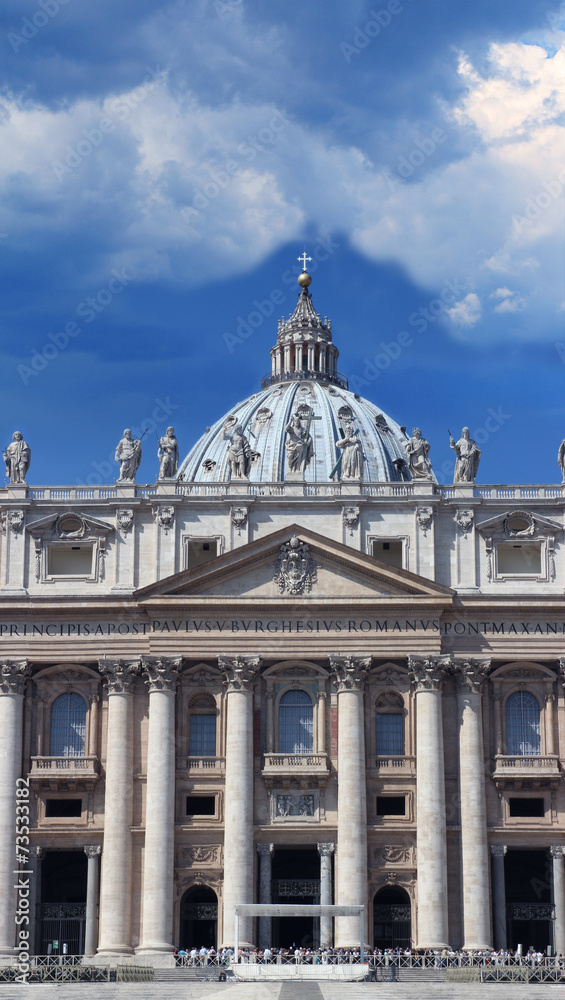 Saint Peter Basilica facade