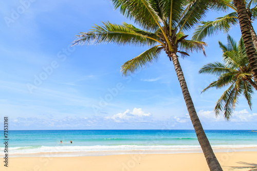 Tropical beach in Phuket, Thailand