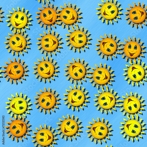 Happy sun generated seamless texture photo