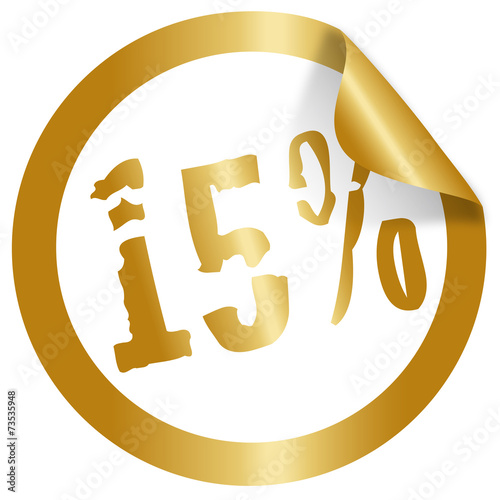 15 percent christmas icon